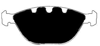 Porterfield Brake Pads for 2009 BMW M5 - w/Iron Discs