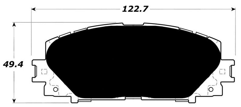 Porterfield Brake Pads for 2016 TOYOTA PRIUS