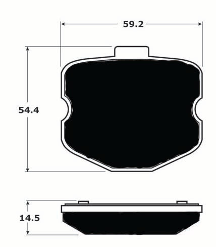 Porterfield Brake Pads for 2007 CHEVROLET CORVETTE Z06
