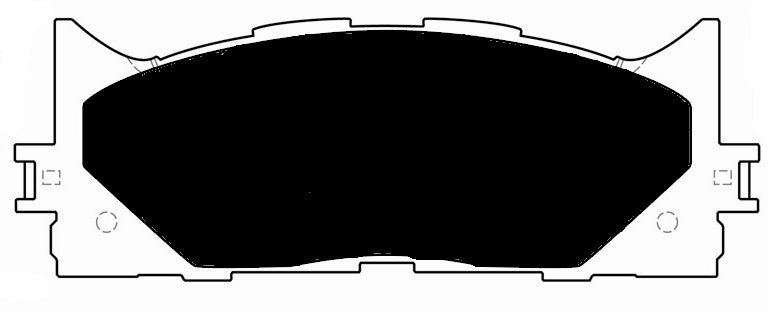 Porterfield Brake Pads for 2009 TOYOTA AVALON