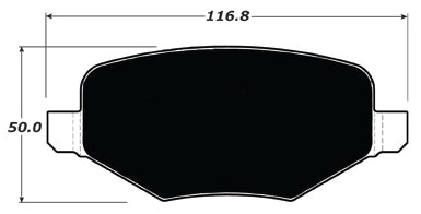 Porterfield Brake Pads for 2014 LINCOLN MK X