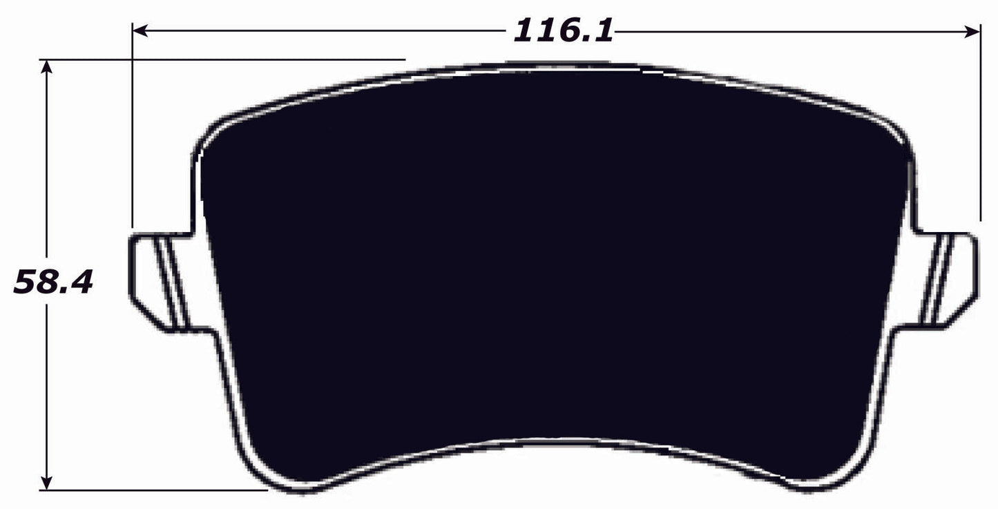 Porterfield Brake Pads for 2016 AUDI RS5 -w/Rear Smooth Edge Disc