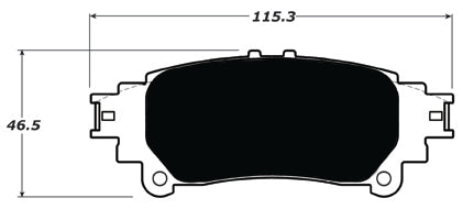 Porterfield Brake Pads for 2019 LEXUS RC350