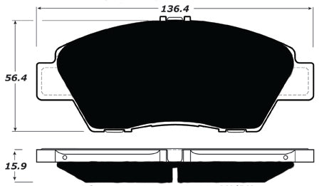 Porterfield Brake Pads for 2011 HONDA FIT