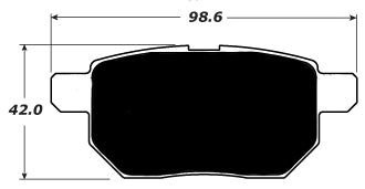 Porterfield Brake Pads for 2016 TOYOTA PRIUS