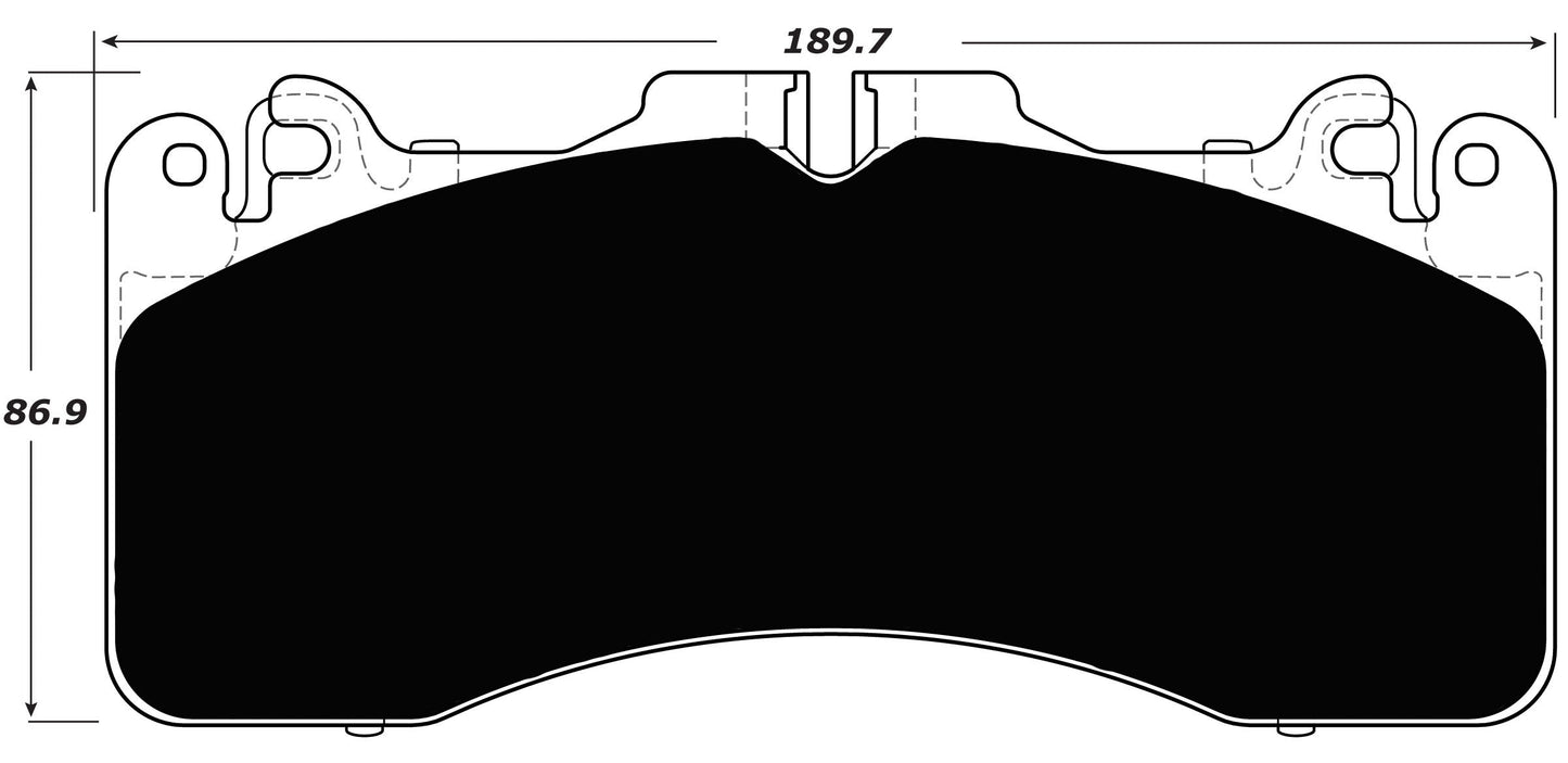Porterfield Brake Pads for 2015 LEXUS RC-F