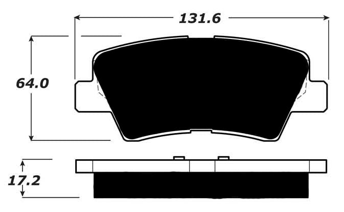 Porterfield Brake Pads for 2010 HYUNDAI SONATA
