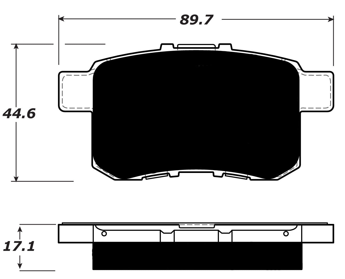 Porterfield Brake Pads for 2015 HONDA ACCORD Coupe LX-S