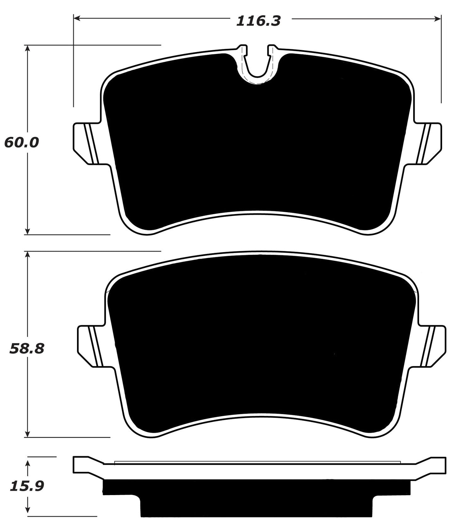 Porterfield Brake Pads for 2017 AUDI A7/A7 Quattro w/356mm Front Discs