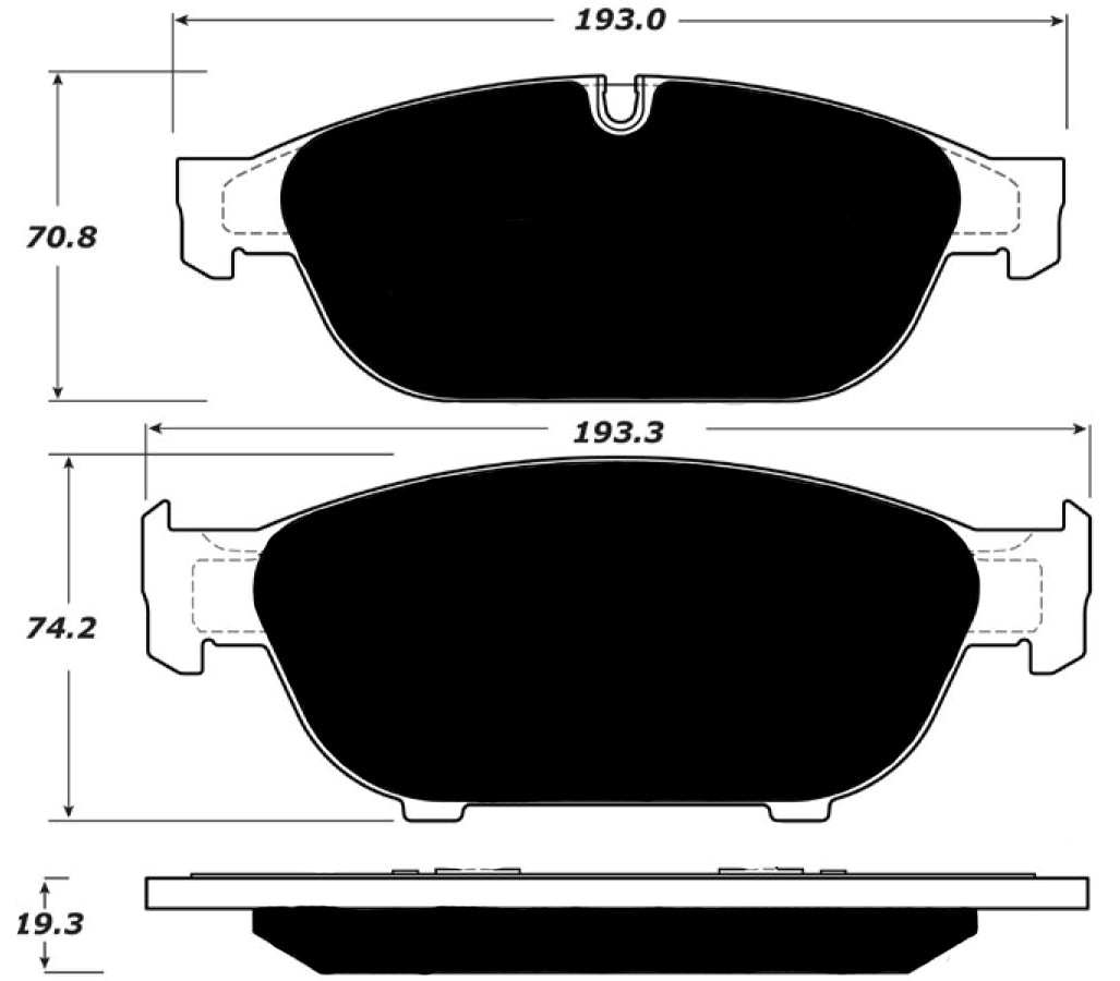 Porterfield Brake Pads for 2017 AUDI A7/A7 Quattro w/356mm Front Discs