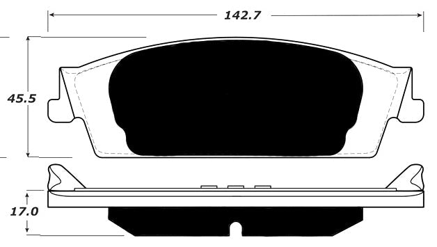 Porterfield Brake Pads for 2017 CHEVROLET SUBURBAN 1500 2WD