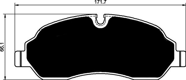 Porterfield Brake Pads for 2017 FORD TRANSIT