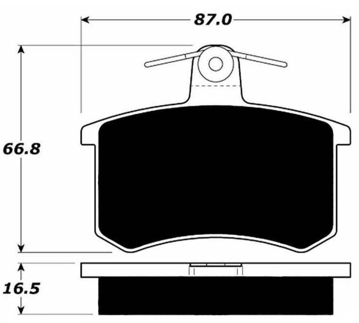 Porterfield Brake Pads for 1984 AUDI Quattro