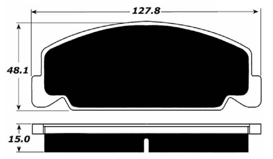 Porterfield Brake Pads for 1999 HONDA CIVIC Coupe HX