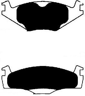 Porterfield Brake Pads for 1989 VOLKSWAGEN GOLF Gti 16 Valve