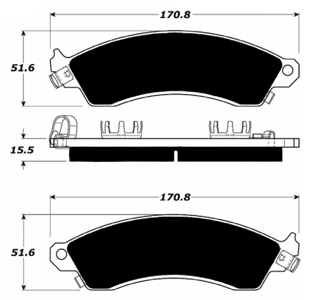 Porterfield Brake Pads for 1998 FORD MUSTANG Cobra