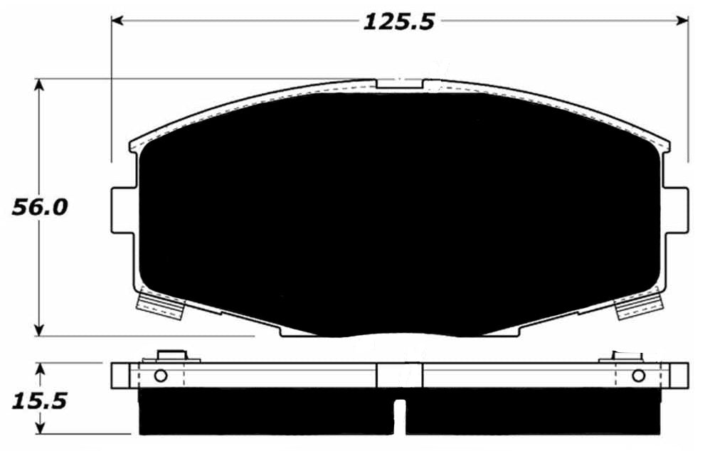Porterfield Brake Pads for 1987 TOYOTA SUPRA
