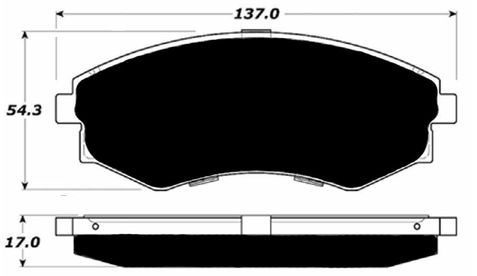 Porterfield Brake Pads for 1998 NISSAN 240sx w/o ABS