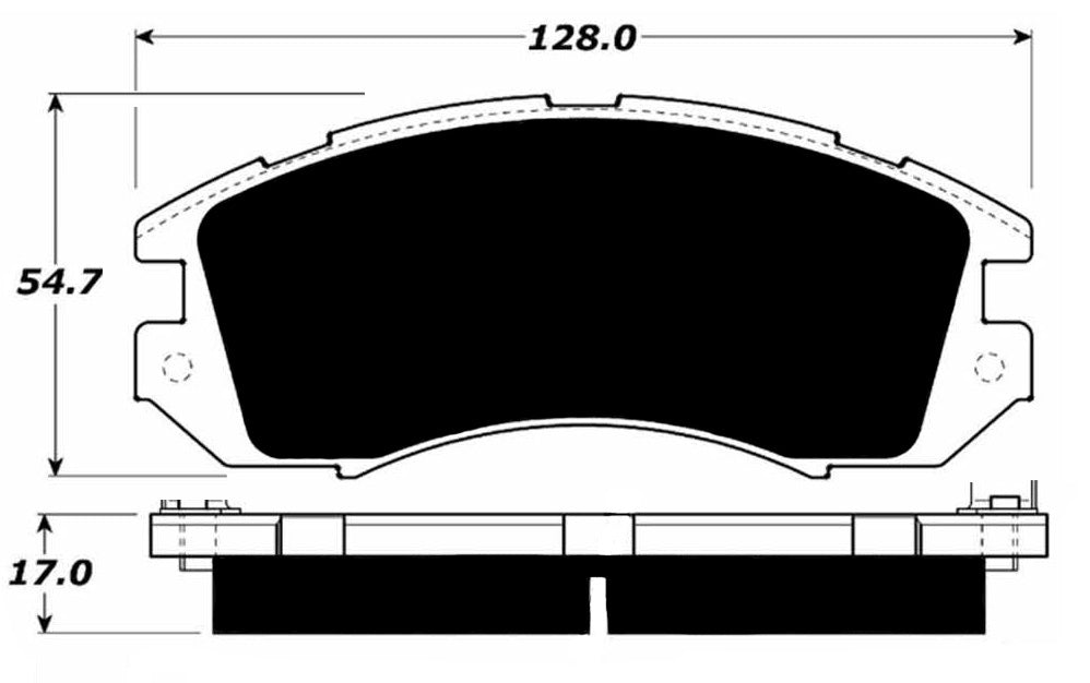 Porterfield Brake Pads for 1996 SUBARU LEGACY SEDAN L