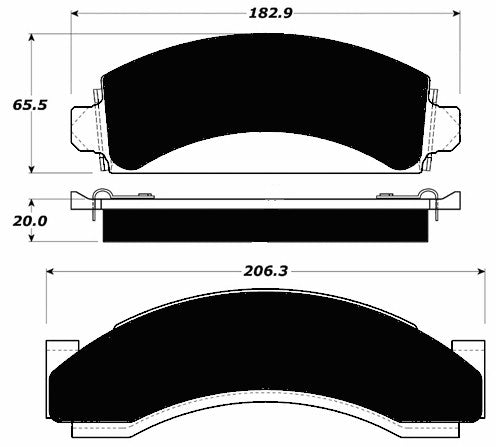 Porterfield Brake Pads for 1990 GMC C3500 2WD DRW Rear Disc