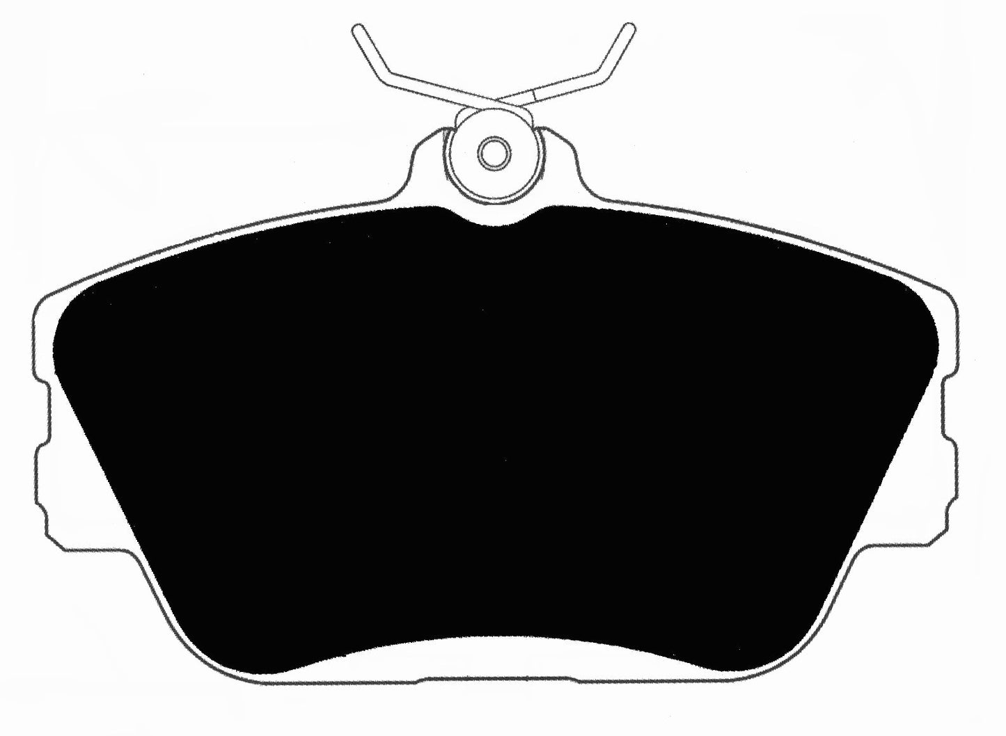 Porterfield Brake Pads for 2004 MERCURY SABLE REAR DISCS