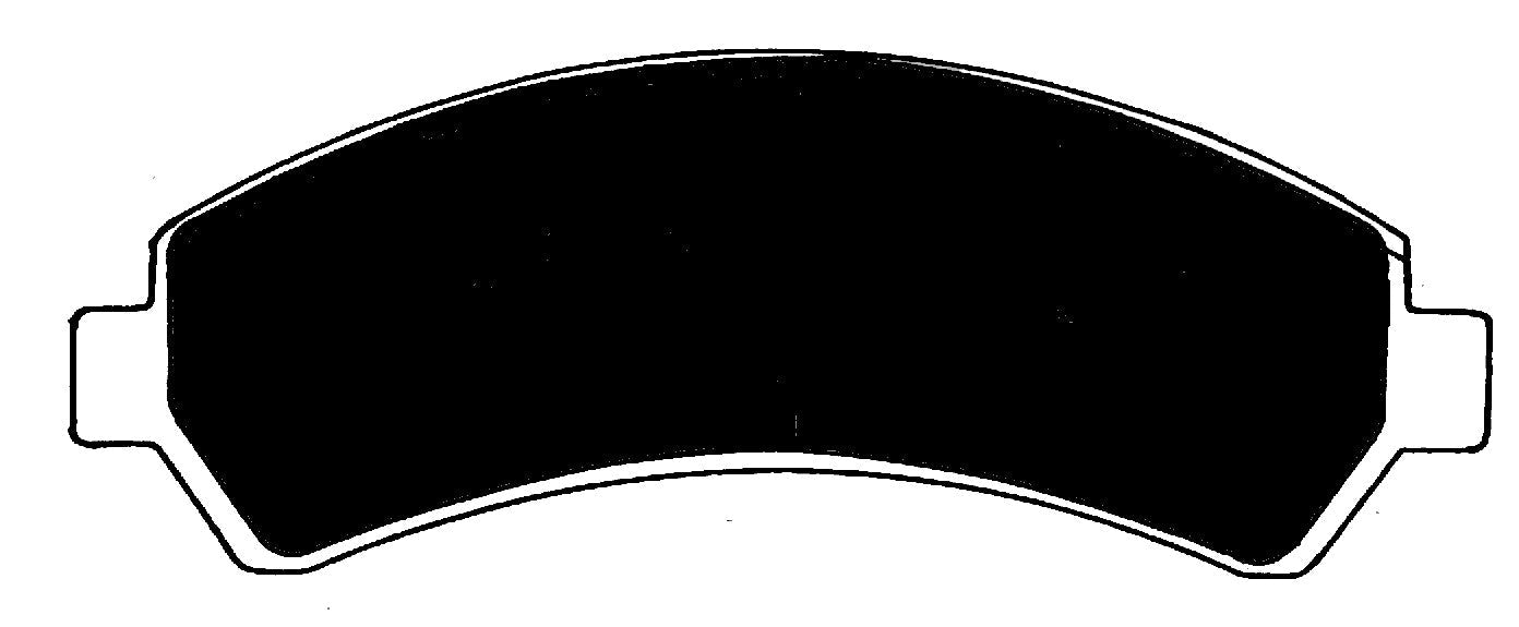 Porterfield Brake Pads for 2003 CHEVROLET S-10 PICKUP 4WD