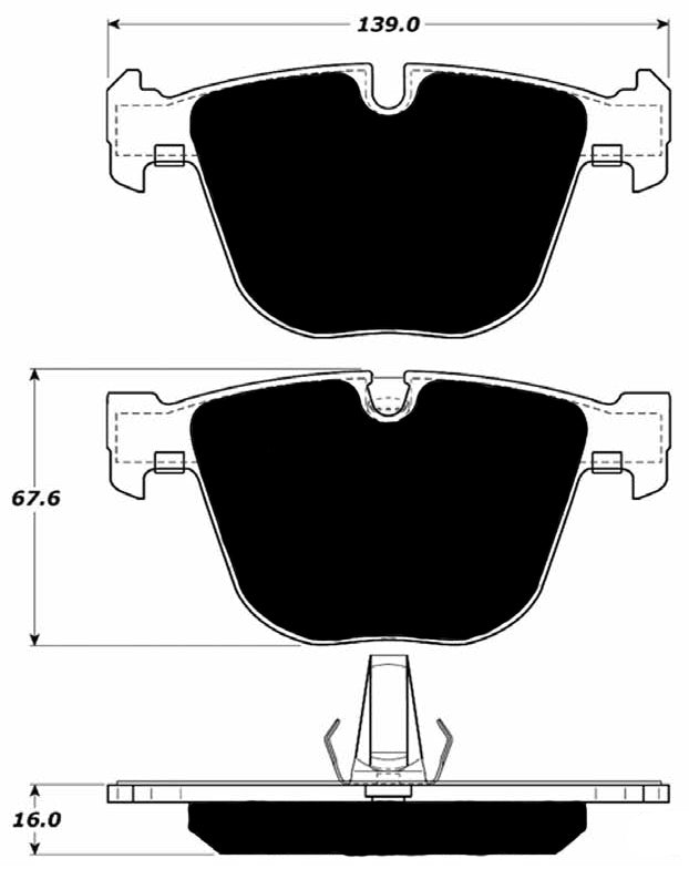 Porterfield Brake Pads for 2011 BMW 740 Series