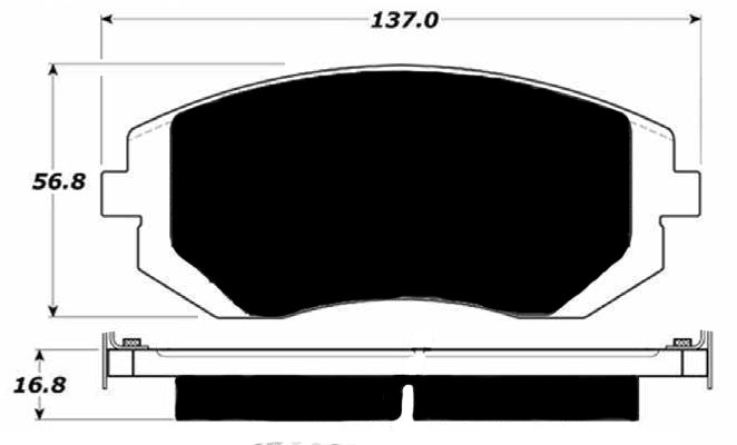 Porterfield Brake Pads for 2002 SUBARU IMPREZA WAGON