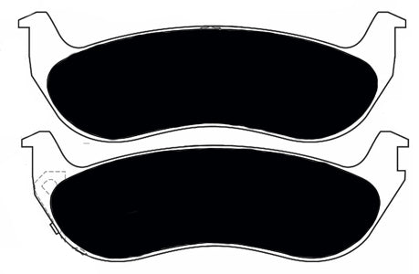 Porterfield Brake Pads for 2009 FORD CROWN VICTORIA