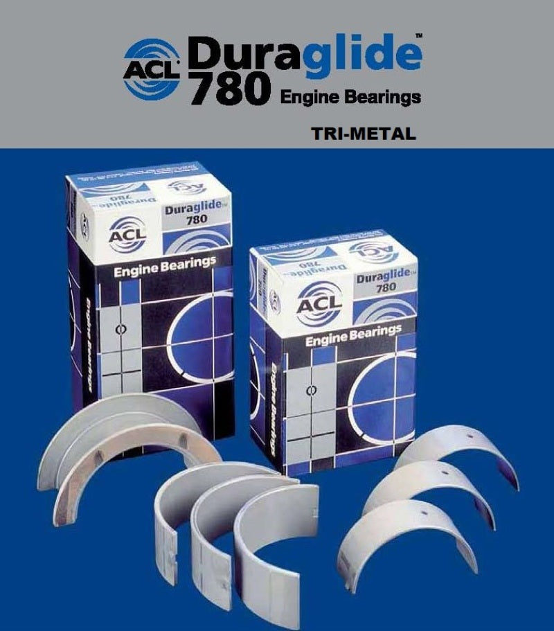 ACL 1955-1967 Chevy V8 265/283/302/327 .01mm Oversized Main Bearing Set 5M429P-01