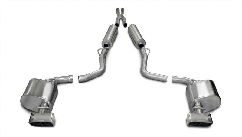 Corsa 09-10 Dodge Challenger R/T 5.7L V8 Auto Polished Xtreme Cat-Back Exhaust 14436