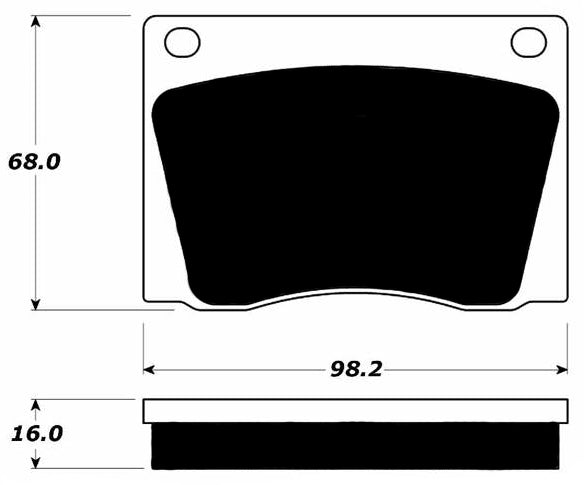 Porterfield Brake Pads for 1965 VOLVO P1800