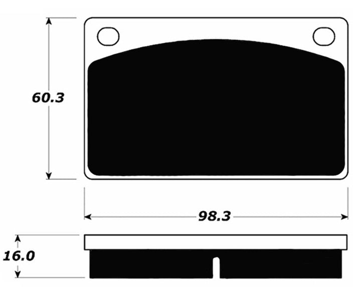Porterfield Brake Pads for 1968 VOLVO 140 Series w/Girling System M/Cyl w/ 3 1/4 Flang