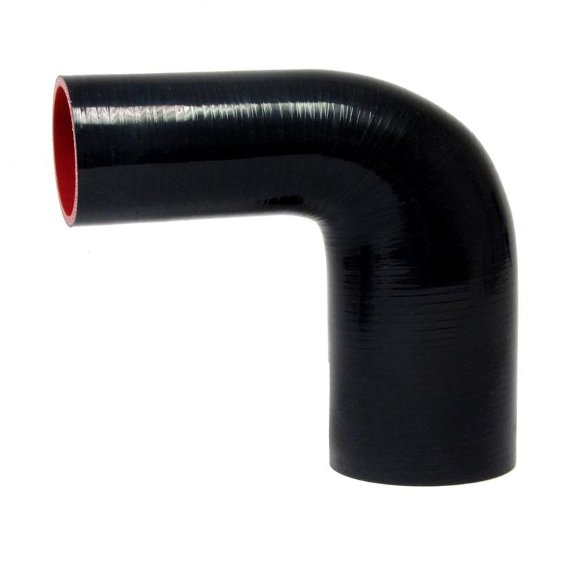 HPS 5/8" - 1-1/4" ID, Silicone 90 Degree Elbow Reducer Hose, High Temp 4-ply Reinforced (16mm - 32mm)