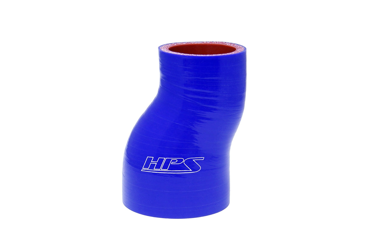 HPS 2-1/2" - 3" Silicone Offset Reducer Coupler Hose, High Temperature 4-ply Reinforced