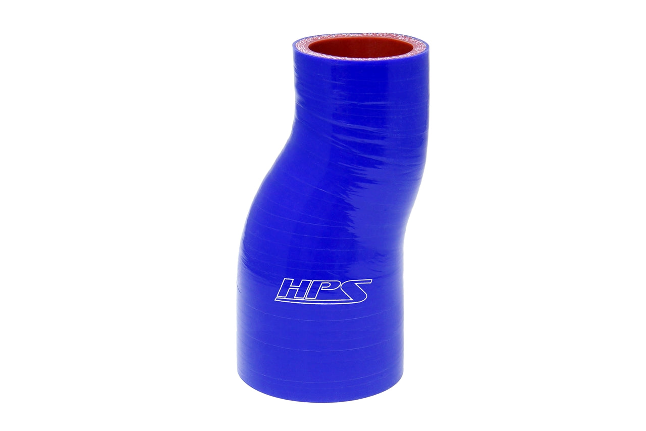 HPS 2-1/2" - 3" Silicone Offset Reducer Coupler Hose, High Temperature 4-ply Reinforced