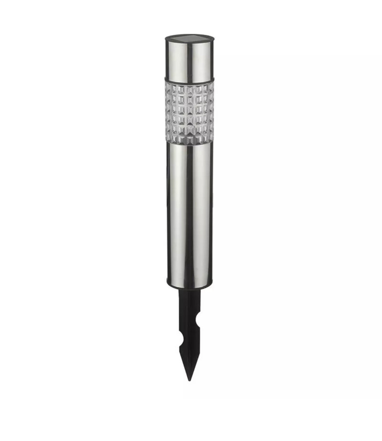 Hampton Modern Stainless Steel Solar Powered LED Bollard Pathway  Light -15 Pack