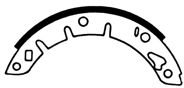 Porterfield Brake Shoes for 1972 MG MGB