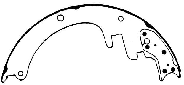 Porterfield Brake Shoes for 1993 GMC C3500 2WD SRW 3 1/2" R/Shoe