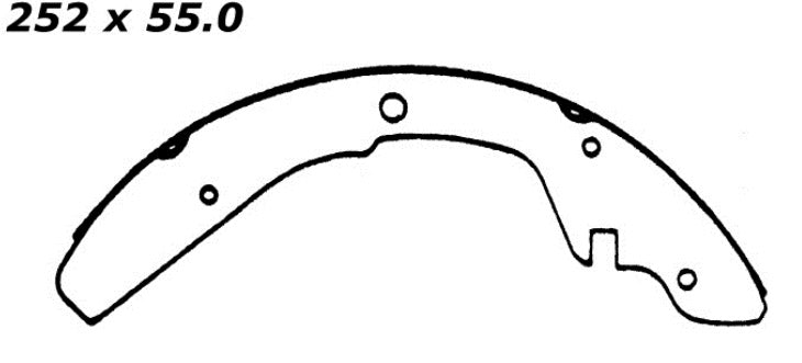 Porterfield Brake Shoes for 1988 VOLKSWAGEN VANAGON