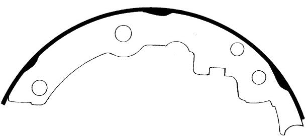 Porterfield Brake Shoes for 1992 CHEVROLET CAVALIER