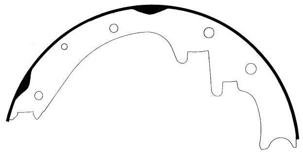 Porterfield Brake Shoes for 1993 JEEP GRAND CHEROKEE Rear Drum